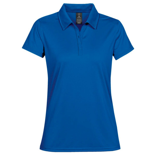 Womens Eclipse Pique Polos Royal Blue